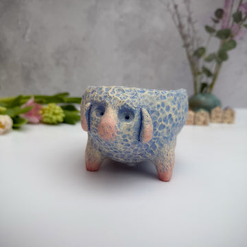 Sheep plant vase handmade ceramic decor vase handmade home gift flower vase funny animal housewarming handmade gift house decoration present