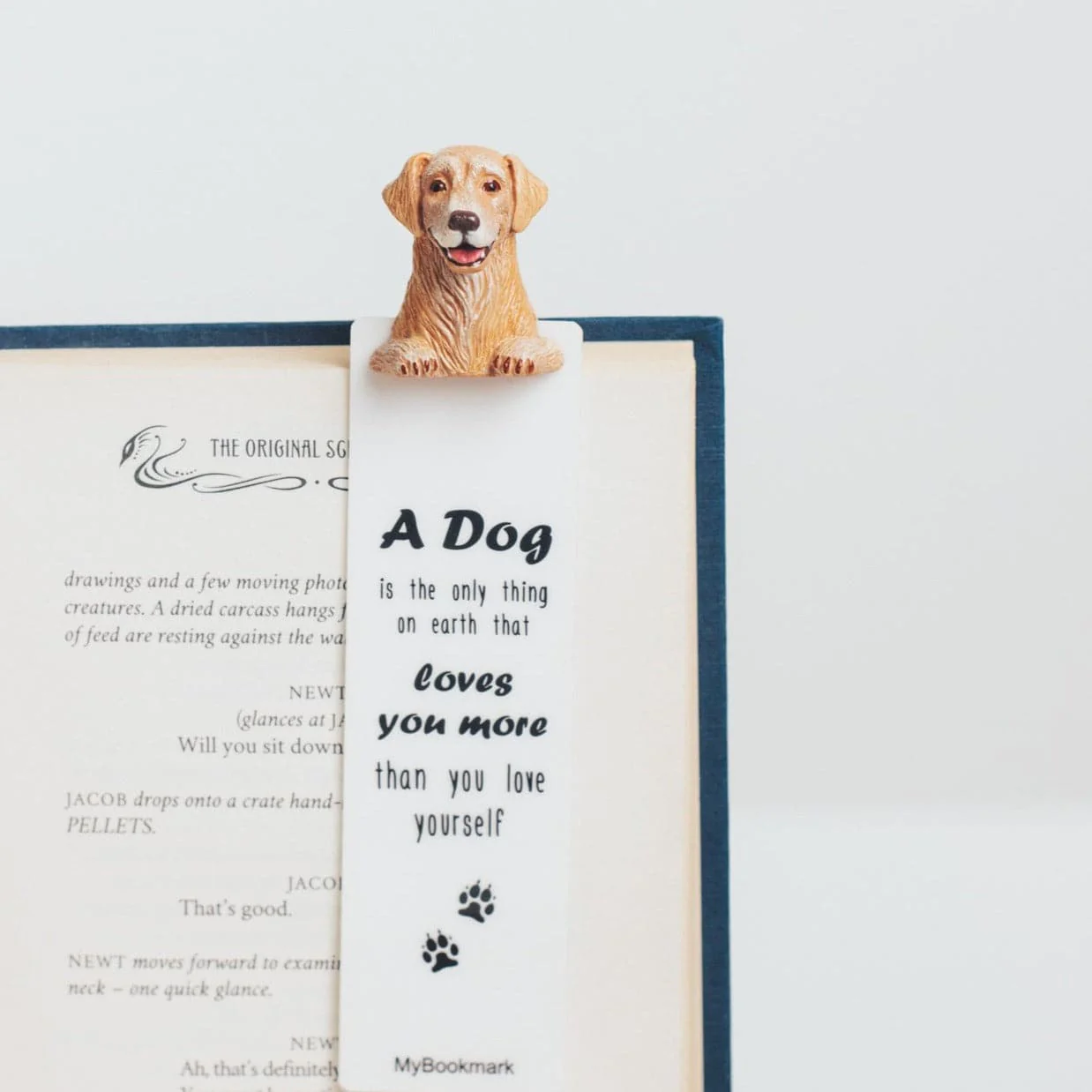 "Labrador" Bookmark for a handmade book, an original gift for any occasion