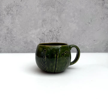 Ceramic mug with floral print 350 ml coffee mugs tea cups ceramic handmade tea mug floral coffee cup handmade gift for her gift for home