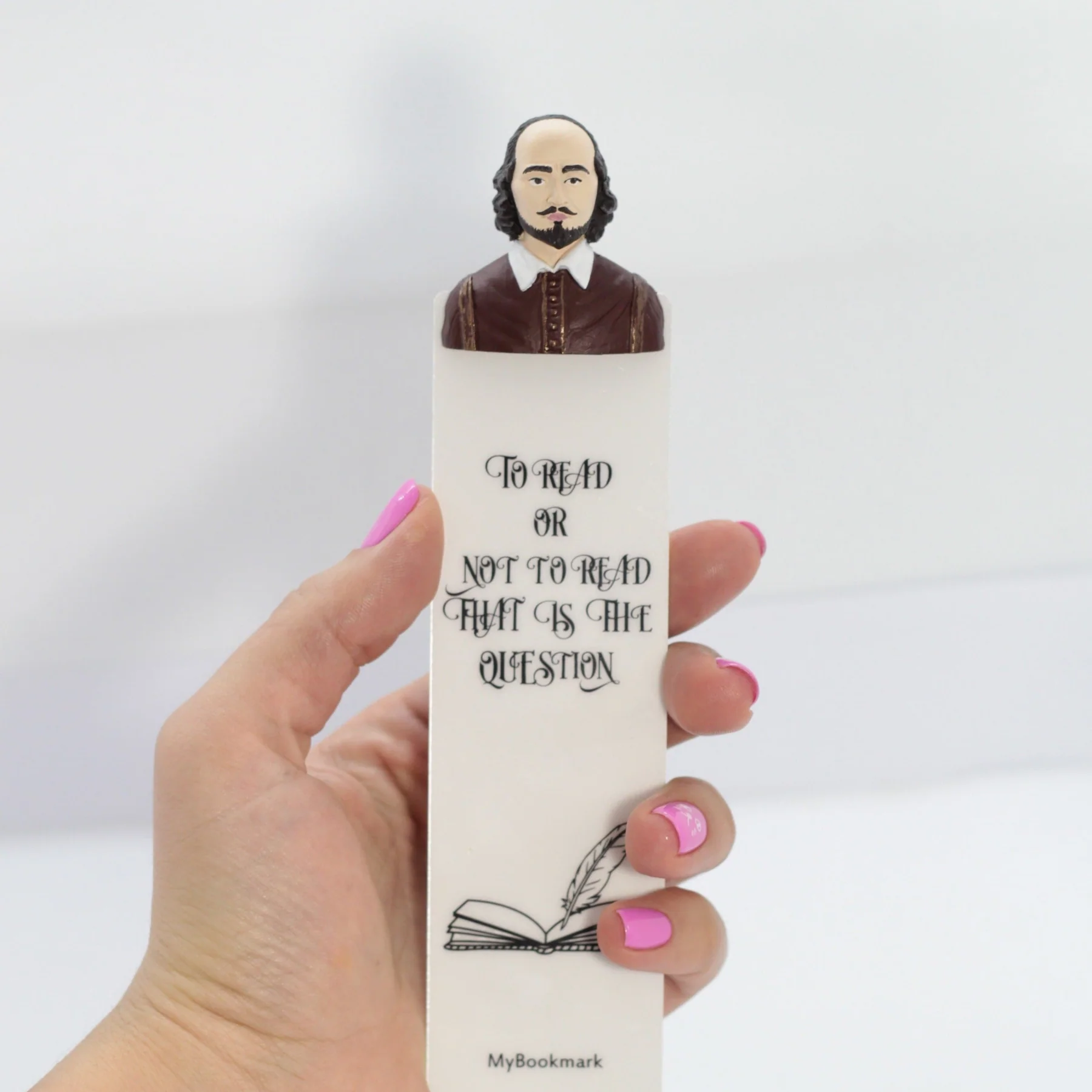 "William Shakespeare" Bookmark for a handmade book, a unique gift for a book lover