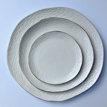 Ceramic handmade luxurious plate set, ceramic handmade cup, plate set, ceramic dishes