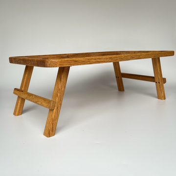 Wooden sectional table for serving breakfast, picnic, platter for cheese, nuts and snacks, serving board, tea and biscuits boards