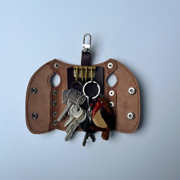 Leather blazer key case, Leather key holder, Keys purse, Key organiser, handmade leather key holder