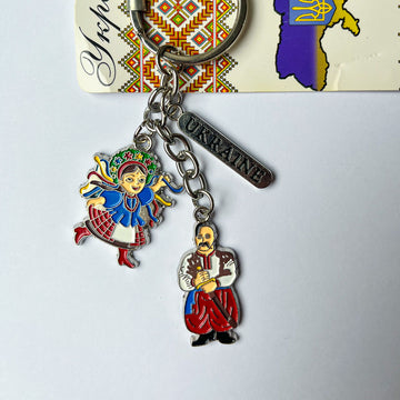 Ukrainian symbolic souvenirs, Ukrainian gifts, Ukrainian bracelets, tryzub, Uk Ukraine, keychain, keyring